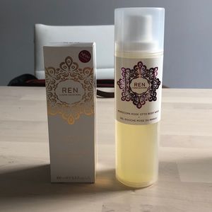 REN Moroccan Rose Gold Oil & Body Wash Duo